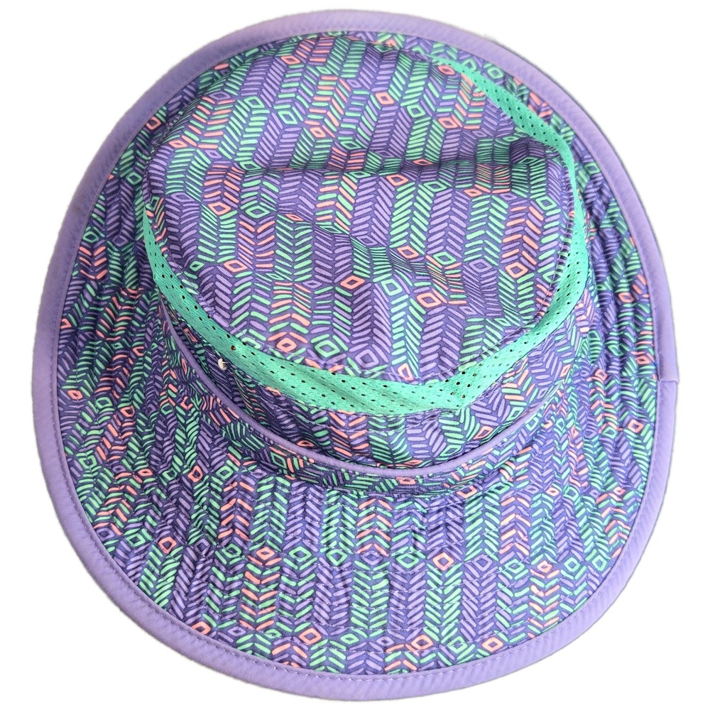 Sundayâ Afternoons Kids Sun Hat Purple Teal Geometric 6-24 Months Adjustable S